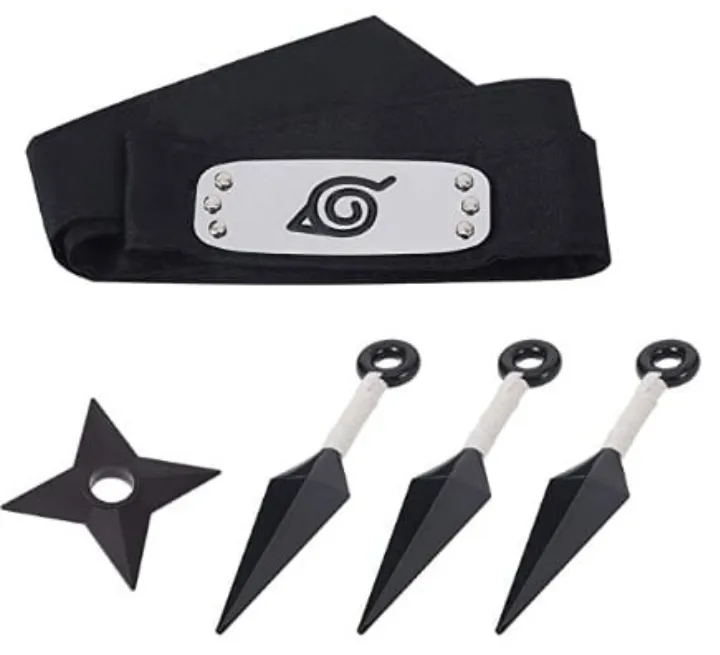 Kit%20Naruto%20Accessories%20%20Kunai%20Shuriken%20Bandana%20Head%20Band%20Toy%20-%20Image%204