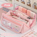 1PC Large Capacity Pen Case Sanrio Prism Pencil Case Kuromi Cinnamoroll School Pencils Bag Supplies Stationery Cosmetic Bags MIRRORRR.