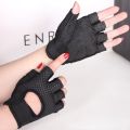 Cycling Fingerless Gloves Professional Gym Fitness Breathable Anti-Slip Women Men Half Finger Summer Fishing Female Bicycle Bike.