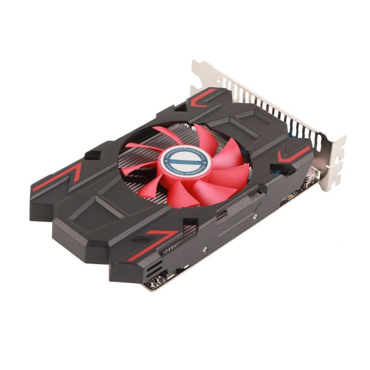 Graphics Card 4G DDR5 128bit Strong Heat Dissipation 3 Interfaces Plug and Play Desktop PC Gaming Graphics Card