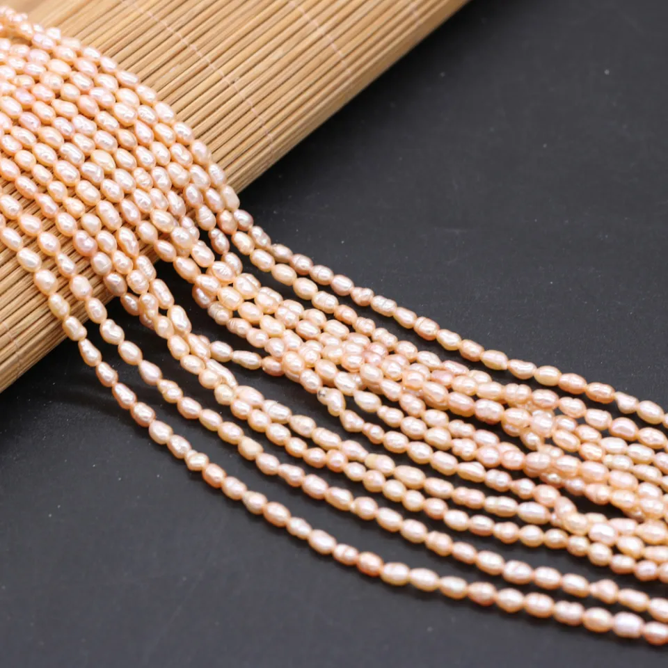 Natural Pearl Beads Freshwater Pearls Strand Small Bead for DIY