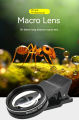 Walking Way Professional HD Macro Lens Phone Macro Lens for phone 4K 20X/40X 37MM Close-up Photography Filter for Smartphone.