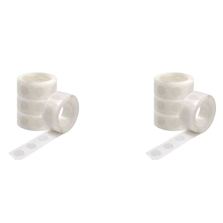 8 Rolls Glue Point Balloon Glue Removable Adhesive Dots Double Sided Dots of Glue Tape for Balloons for Party Decoration