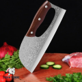 Kitchen Household Slicing 50Cr15MoV Steel Wood Handle 24cm. 
