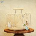 Acrylic Villa Bird Cage Hamster Cage for Cockatiels Parrotlets Small Birds Bird Cage.