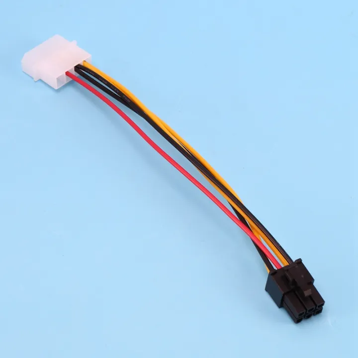 4X%204-Pin%20Male%20to%206-Pin%20Female%20Socket%20Power%20Cable%20for%20PCIe%20PCI%20Express%20Adapter%20-%20Image%202