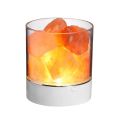 Himalayan Salt Lamp Natural Crystal Light USB Rechargable Colorful Lava Light Air Purifier Mood Creator Release Negative Ions. 