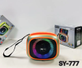 SY-777 Bluetooth, USB, TF Card & FM Radio Supported Hi-Fi Sound Deep Bass Speaker - Multicolor.