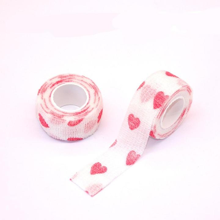 4.6M/Roll Finger Protection Tape Colorful Sport Self Adhesive Elastic Bandage Wrap Tape For Knee Support Pads Finger Ankle Palm