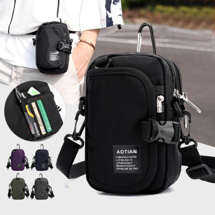 Waist Bag Mobile Phone Bags fanny pack Single Shoulder Messenger Bag Waterproof Waist Pack Crossbody Bags Coin Purse