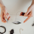 3Pcs Silver Metal Tatting- Kit for Beginners with Bobbin Supplies, Premium Iron Needle-Shuttles. 
