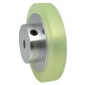 2 Pcs Aluminum Polyurethane Industrial Encoder Wheel Measuring Wheel for Measuring Rotary Encoder 100mm & 200mm.