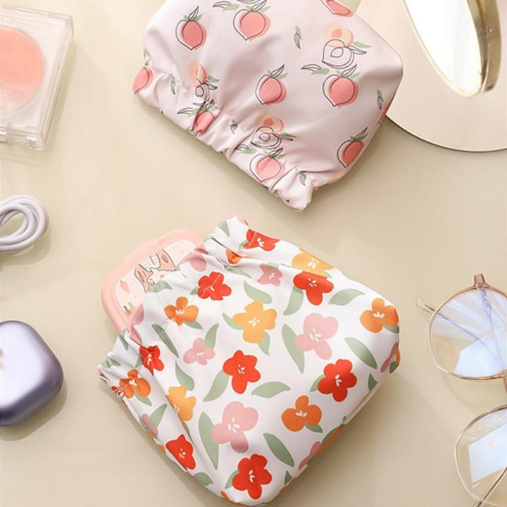 Mini Printed Self-closing Purse Data Cable Storage Bag Travel Portable Lipstick Cosmetic Organizer Holder