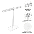 Acrylic Necklace Organizer, Clear Necklace Holder Stand. 