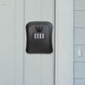Key Storage Lock Box Combination Lock Box 4 Digit for Indoor Home Garden Garage Store.