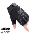 【Customer favorite】 1Pair Kids Tactical Fingerless Gloves Army Military Camo Anti-Skid Mittens Half Finger Boys Girls Children Outdoor Sport Cycling.