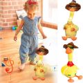 Halloween Lovely Dancing Duck Talking Toy USB Charging Sound Record Repeat Doll Kawaii Duck Kids Education Toys Gift Birthday PresentDolls Accessories. 