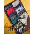 6 PC'S LADIES BRANDED LACE PANTY  COOL UNDERWEAR brief inner  , panty for women. 