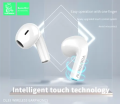 VDENMENV DL33 Transparent design TWS Noise Reduction Stereo Earbuds Handfree Call Headset with Mic and Charging Case. 