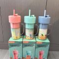 uicer Cup Portable Juice Blender Mini Ice Crusher Home Outdoor Office Fruit Milkshake Vegetable Juice Maker - 340ML. 