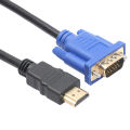 HDMI Male to VGA Male Video Converter Adapter Cable for PC DVD 1080p HDTV 6FT. 