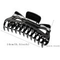 5.5inch Big Hair Claw Clip Large Elegant Plastic Hairpin Tortoiseshell Hair Clamps Crab Clips for Women Girls Hair Accessories.