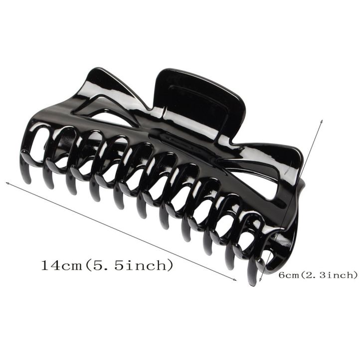 5.5inch%20Big%20Hair%20Claw%20Clip%20Large%20Elegant%20Plastic%20Hairpin%20Tortoiseshell%20Hair%20Clamps%20Crab%20Clips%20for%20Women%20Girls%20Hair%20Accessories%20-%20Image%206