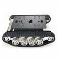 KOGEEK TS100 Tank Chassis TS100 Shock Absorber Metal Robot Tank Car Kit Chassis for Arduino UNO R3 Intelligent Track Car/Tank Chassis Tank Crawler Chassis DIY Kit.