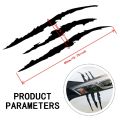 Universal Auto Headlight Claw Stripe car Sticker.