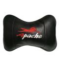 Bike Pillow. PVC leather soft foam back side protect. pillow for motorcycle Apache. Black. 