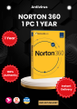 Norton 360 Antivirus protection 1 Year 1 PC. 