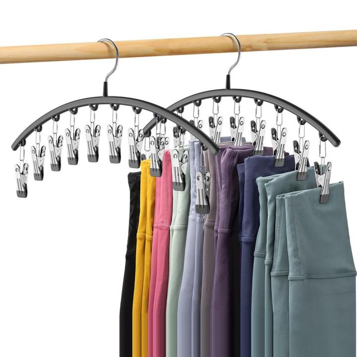 Stainless%20steel%20hangers%20Efficient%20Space-saving%20Windproof%20hamgers%20PVC%20waterproof%2010%20clips%20hangers%20for%20clothes%20for%20Home%20organization%20Travel%20accessories%20Dorm%20room%20essentials%20Wet%20weather%20drying%20Suitable%20-%20Image%204