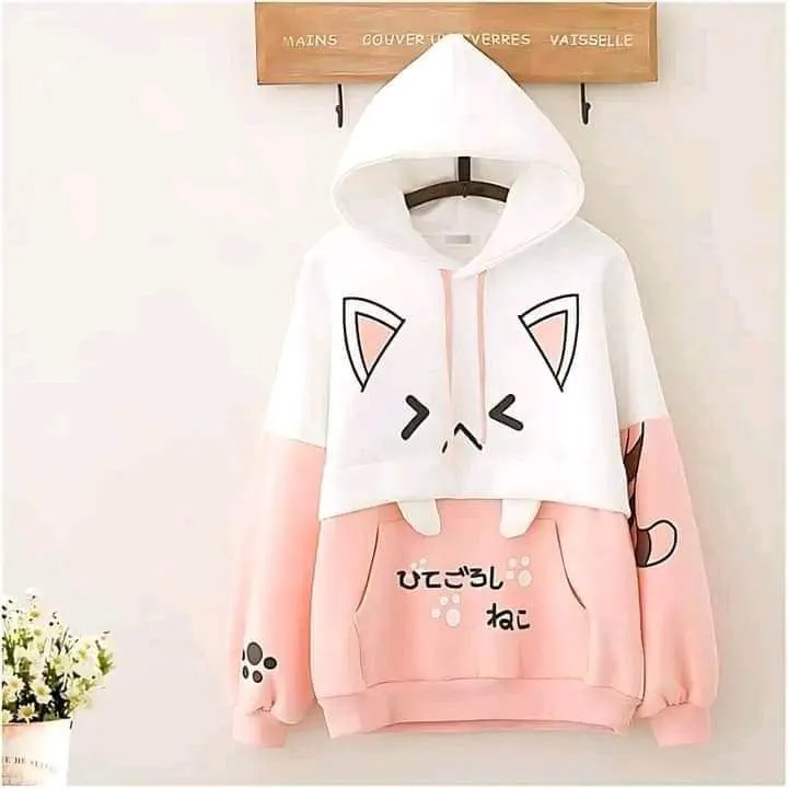 Pikachu%20Hoolie%20Harajuku%20Pink%20Hoodies%20Cartoon%20Cat%20Printed%20Hooded%20Sweet%20Sweatshirt%20Women%2020223Winter%20Thick%20Warm%20Female%20Cute%20Kawaii%20Tops%20Tracksuit%20-%20Image%202