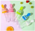 Multicolor Baby 1Ps Silicone Food Feeder Spoon (90ML) - Color as per stock.