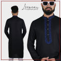 LeeWear men's punjabi men's kurta pajama manyavar kurta panjabi pajama best panjabi  punjabi design for man design for man latest punjabi design for man black punjabi design for man punjabi embroidery design for man PN21123. 