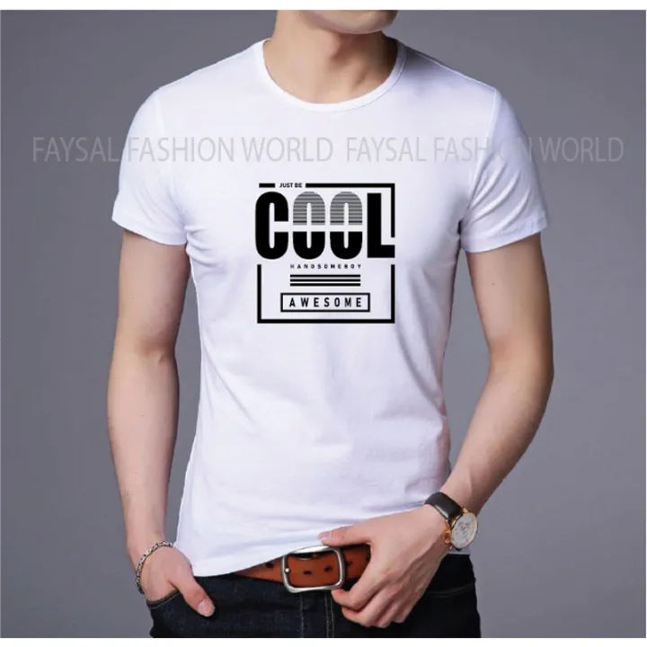 Expensive%20High%20Quality%20Low%20price%20Twain%20CVC%20Half%20Sleeve%20t-shirt%20for%20men%20-%20Image%202