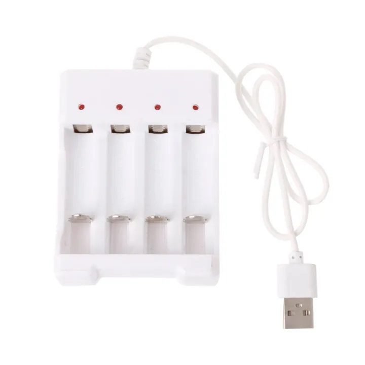 Dudu%201.2V%20Universal%20Smart%204-Slot%20AA/AAA%20Rechargeable%20Battery%20Charger%20Adapter%20USB%20Plug%20-%20Image%202