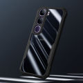 Quiberk for Vivo V40 Lite 4G 5G Case Edge-Reinforced Shockproof Hard Transparent Phone Cover.