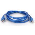 USB Printer Cable 3M - Blue - High-Speed Data Transfer.