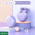 【Ready Stock+FREE Shipping+COD】OPPO Pro6 TWS Touch Control Wireless Headphones Bluetooth 5.0 Earphones Sport Earbuds Music Headset For Iphone Xiaomi phones. 