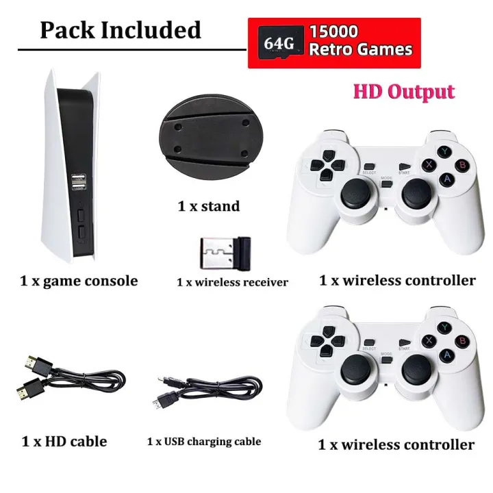 Video%20Game%20Console%2064G%20Built-in%2015000%20Games%20Retro%20Game%20Console%20Wireless%20Controller%20Game%20Stick%20For%20PS1/GBA/SFC/MAME%20Kid%20Xmas%20Gift%20-%20Image%205