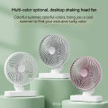Xiaomi Mijia Electric Fan New 360-degree Oscillating Head Fan Air Circulation Fan 4 Speed Adjustment Wireless Charging Models.