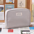 Canvas Pencil case Convenient Japanese Large capacity Bag pouch Zipper closure Wide Open Box for School Office Students Artists Travel. 