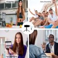 2.4G Wireless Lavalier Microphone Noise Cancelling Audio Video Recording for iPhone/iPad/Android/Xiaomi/Samsung Live Game Mic.