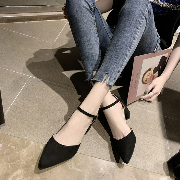 French%20Teenage%20High%20Heels%20Women%202024%20Spring%20and%20Summer%20New%20Wanwan%20Style%20Shoes%20All-Matching%20Chunky%20Heel%20Mid%20Heel%20Internet-Famous%20Pointed%20Toe%20Shoes%20-%20Image%203