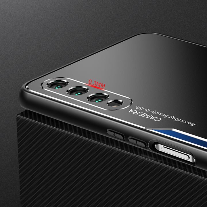 For%20Huawei%20Y9S%20Electroplated%20Metal%20Back%20Panel%20Soft%20TPU%20Bumper%20Double%20Shockproof%20Protective%20Cover%20Compatible%20case%20%20Soft%20TPU%20Bumper%20-%20Image%204