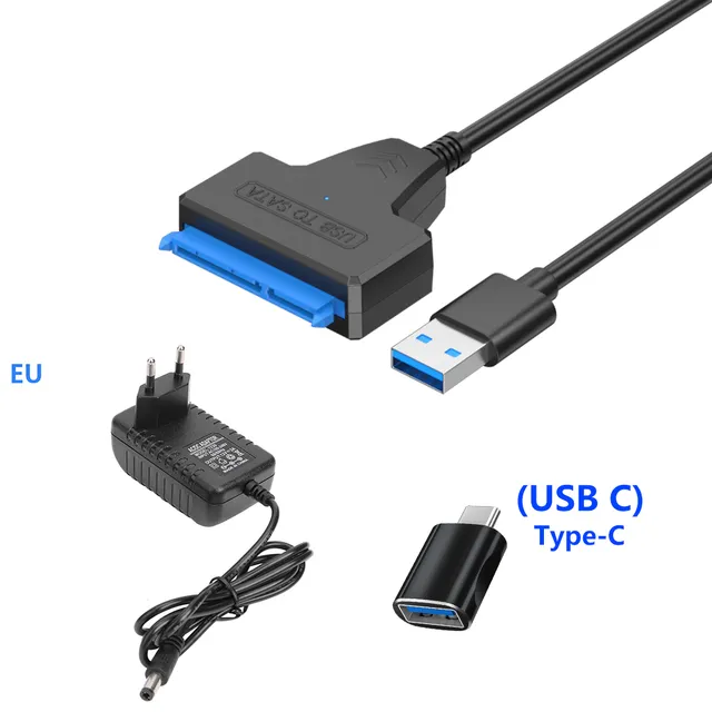 Sata%20To%20Usb%20Hard%20Disk%20External%20Adapter%20With%20Power%2012v%202a%20For%203.5%202.5%20Inch%20Hard%20Drive%20Ssd%20Connector%20Usb3.0%20To%20Sataiii%20Cord%2022%20Pin%20-%20Image%204