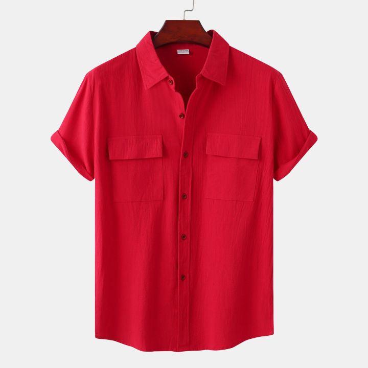 Mens%20Solid%20Cotton%20Linen%20Fashion%20Stripe%20Print%20Casual%20Shirt%20Plus%20Size%20Beach%20Shirt%20-%20Image%202