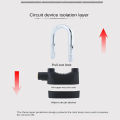 110dB anti-theft alarm lock padlock motorcycle electric bicycle outdoor door lock waterproof anti prying and anti-theft. 