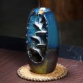 【Daily Necessities For Anyone Store】Mountain Handicraft Incense Holder Ceramic Backflow Waterfall oke Incense Burner Censer Holder Gift Decor.